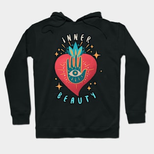 Inner Beauty Heart Corazon Love Hearts Beautiful Hoodie